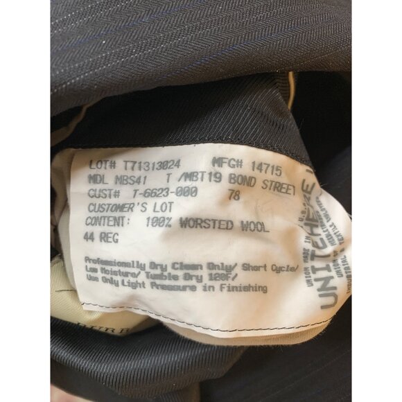 Burberry Mens 44R Blazer 3-Button Single-Breasted Wool Pinstripe USA RP10556 - Picture 15 of 16